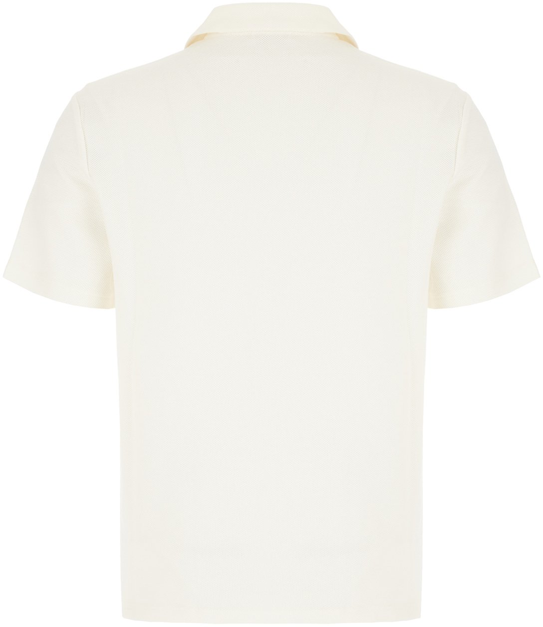 Jacob Cohen Jacob Cohen Ivory cotton blend polo shirt Neutraal