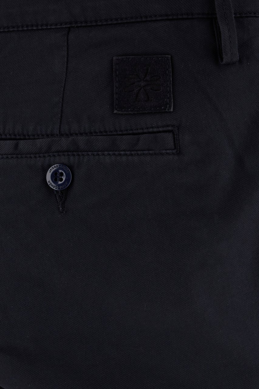 Jacob Cohen Jacob Cohen Midnight blue stretch cotton blend pants Blauw