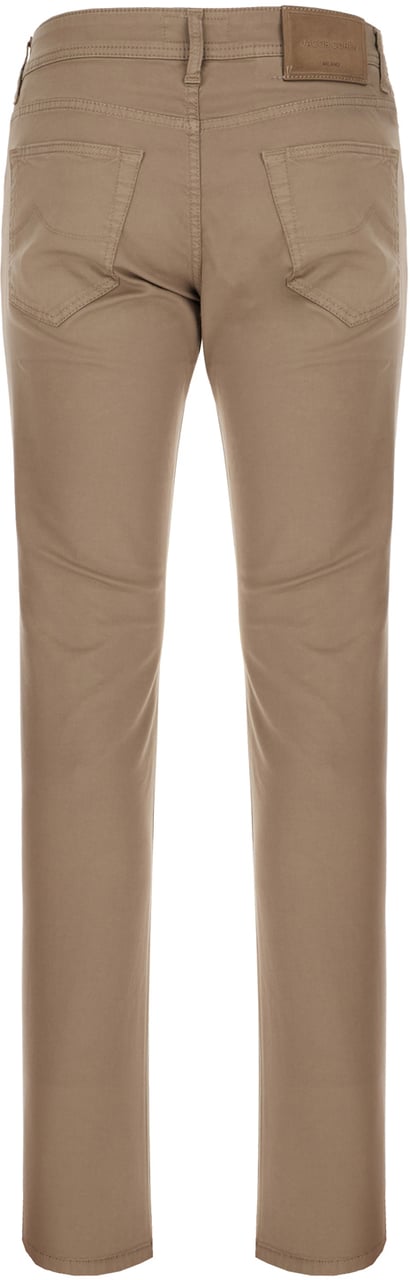 Jacob Cohen Jacob Cohen Dove grey stretch cotton blend pants Grijs