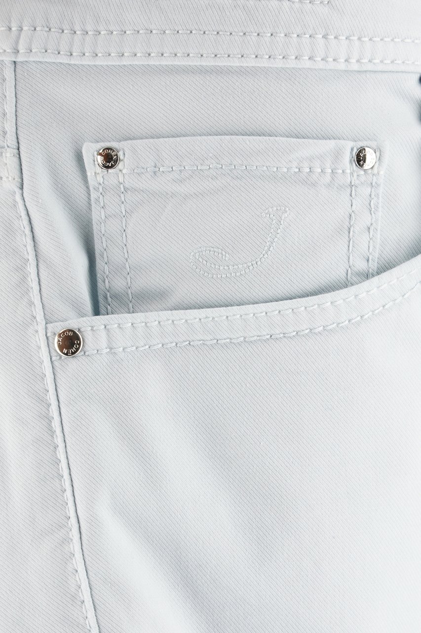 Jacob Cohen Jacob Cohen Pastel light blue stretch cotton blend pants Lichtblauw