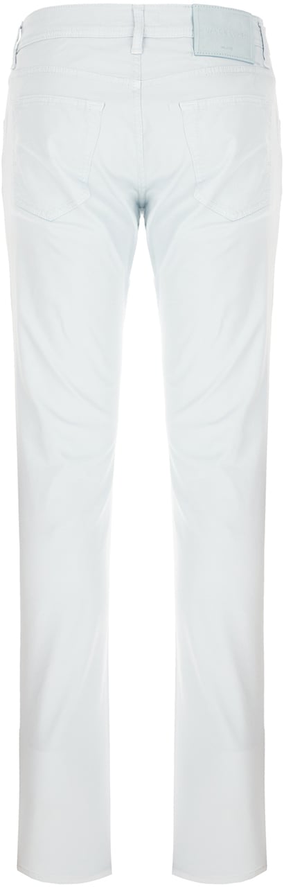Jacob Cohen Jacob Cohen Pastel light blue stretch cotton blend pants Lichtblauw