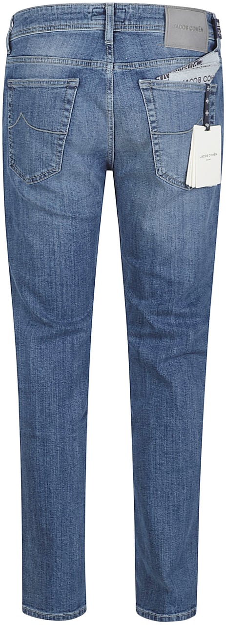 Jacob Cohen 5 Pockets Slim Cropped Scott Jeans Blue Blauw