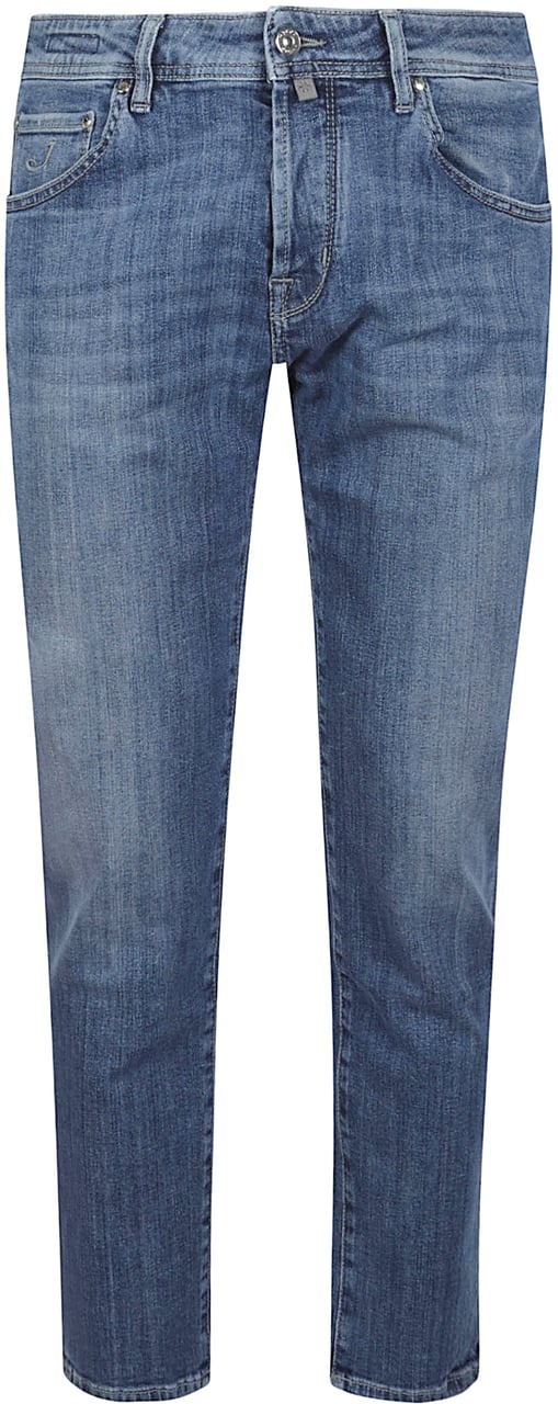 Jacob Cohen 5 Pockets Slim Cropped Scott Jeans Blue Blauw