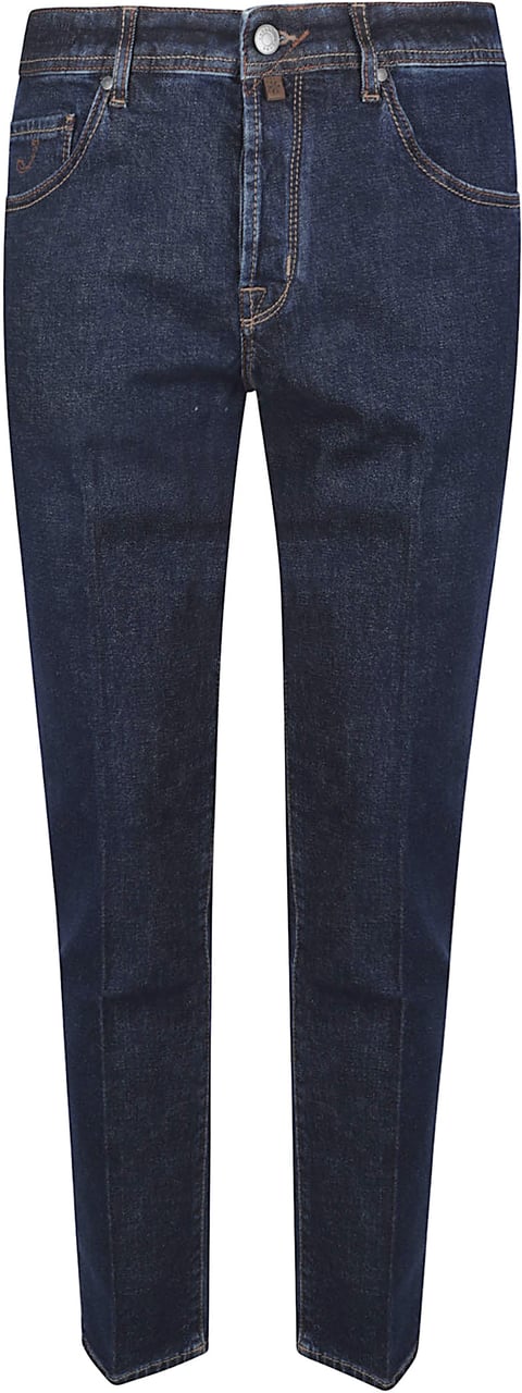 Jacob Cohen 5 Pockets Slim Cropped Scott Jeans Blue Blauw
