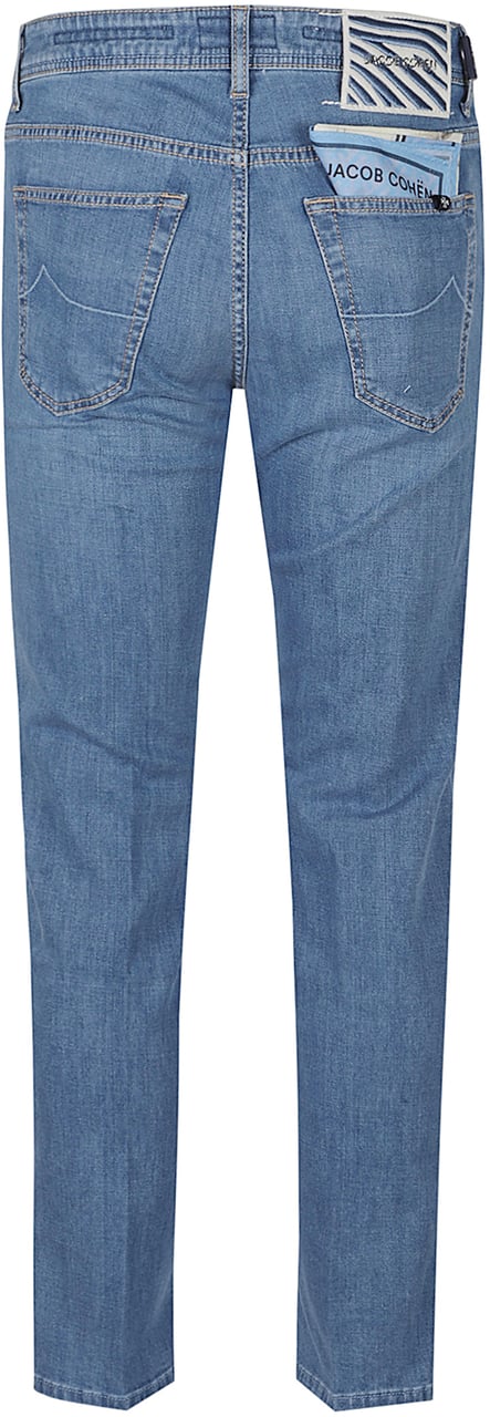 Jacob Cohen 5 Pockets Cropped Slim Fit Scott Jeans Blue Blauw