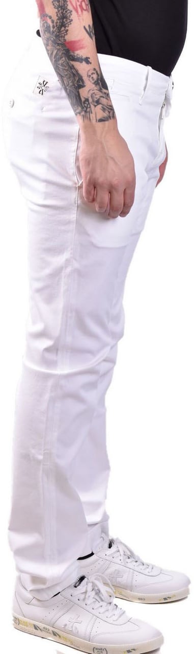 Jacob Cohen Trousers White Wit