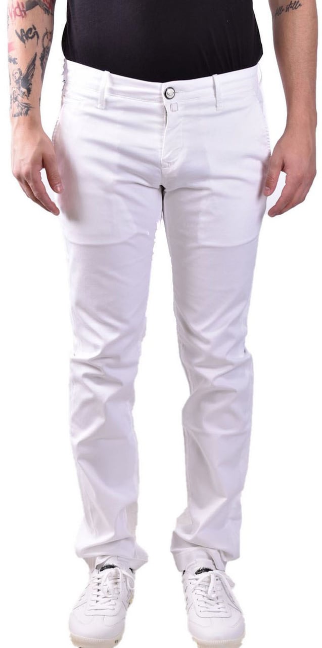 Jacob Cohen Trousers White Wit