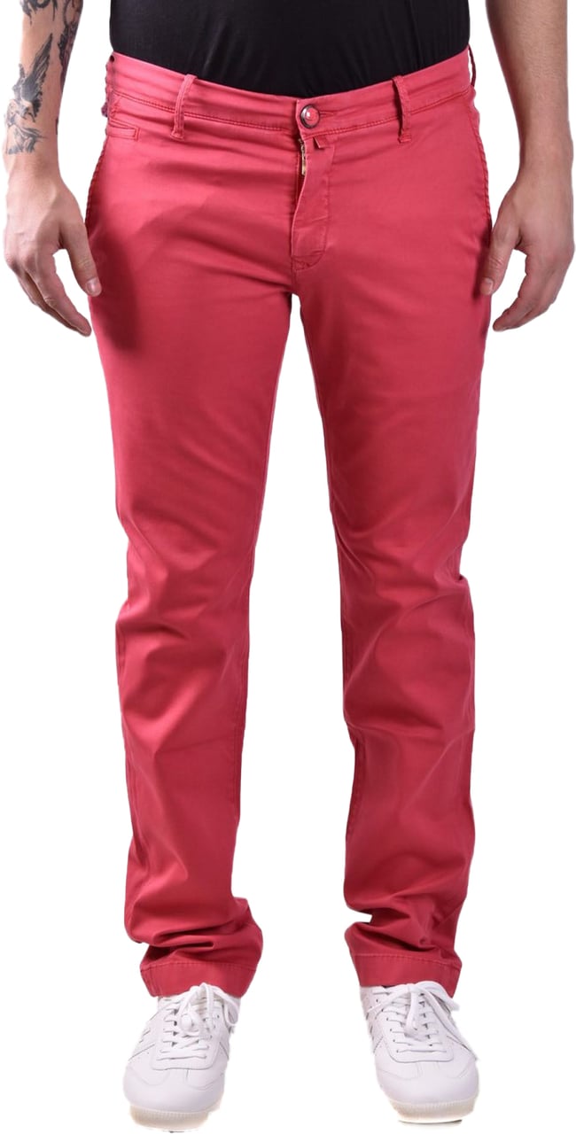 Jacob Cohen Trousers Red Rood