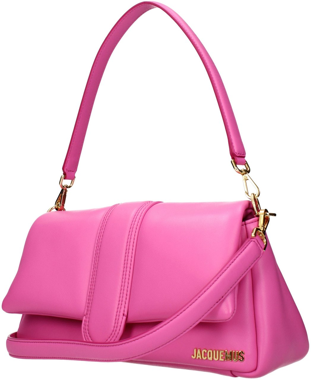 Jacquemus Pink Leather Shoulder Bag Roze