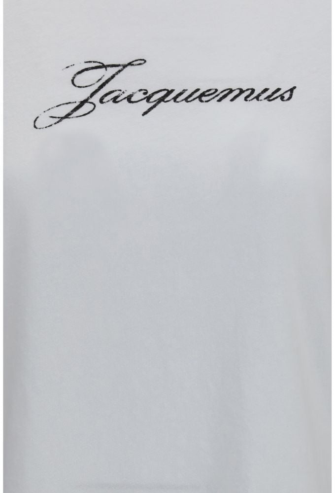 Jacquemus White Cotton T-Shirt Wit
