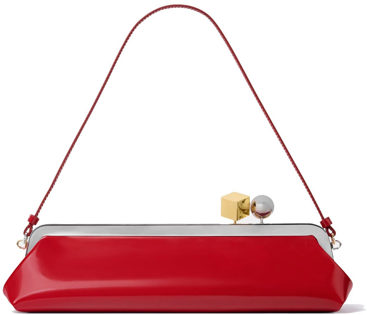 Jacquemus Jacquemus The Salon Long Clutch Bag Rood
