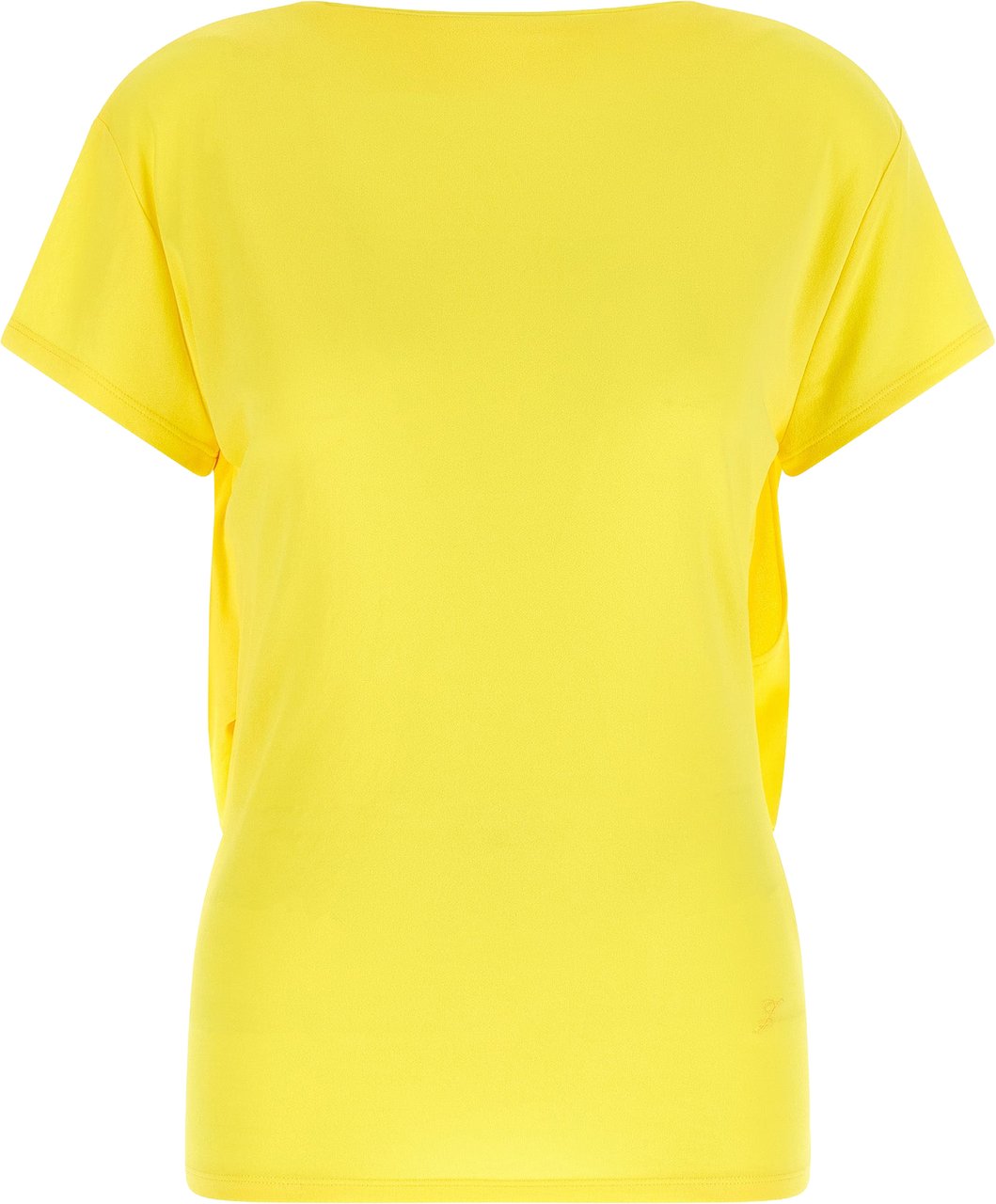 Jacquemus Bicolor Viscose T-Shirt Geel