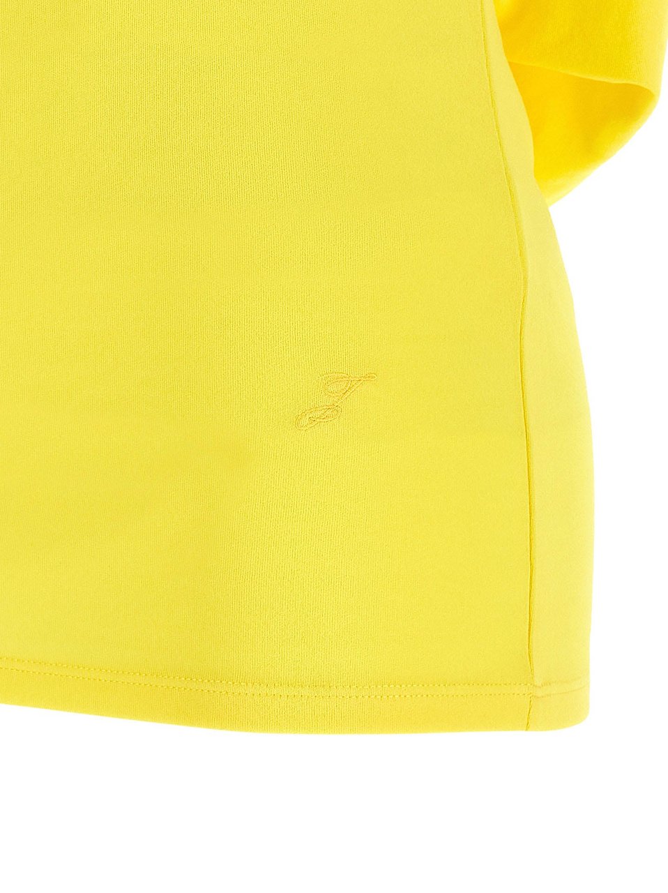 Jacquemus Bicolor Viscose T-Shirt Geel
