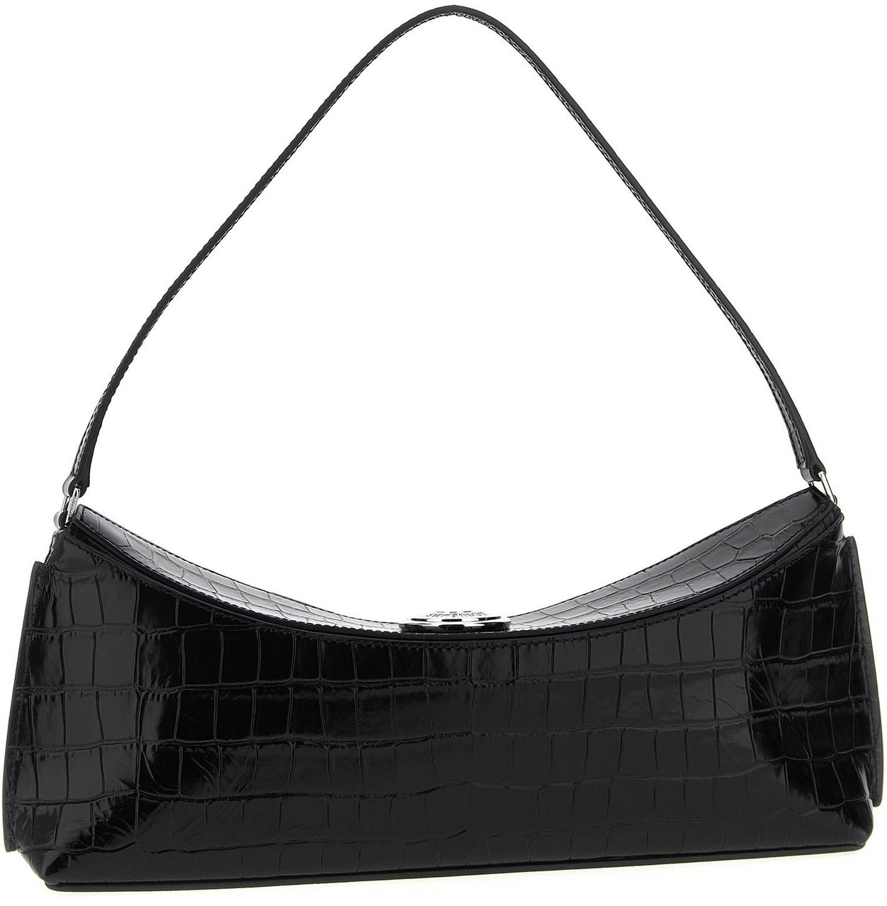 Jacquemus Black Calfskin Shoulder Bag Zwart