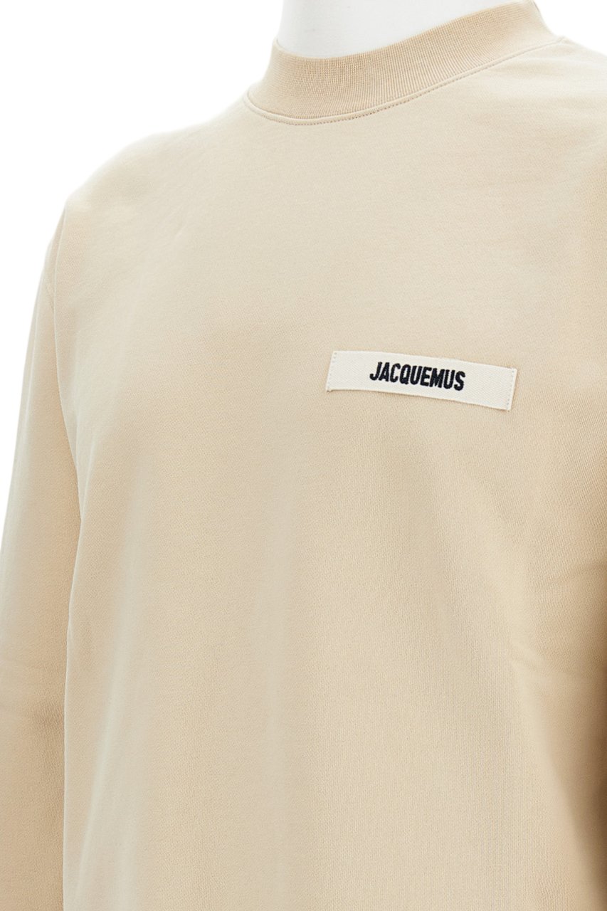 Jacquemus Sweaters Beige Wit
