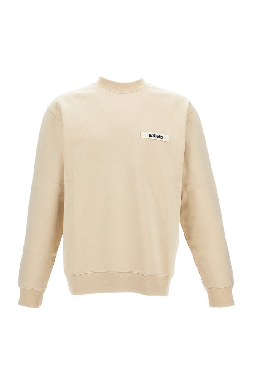 Jacquemus Sweaters Beige Wit