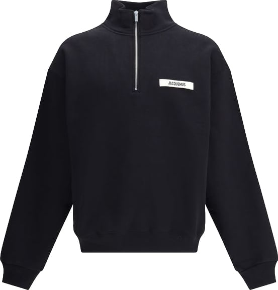 Jacquemus Black Cotton Sweatshirt Wit