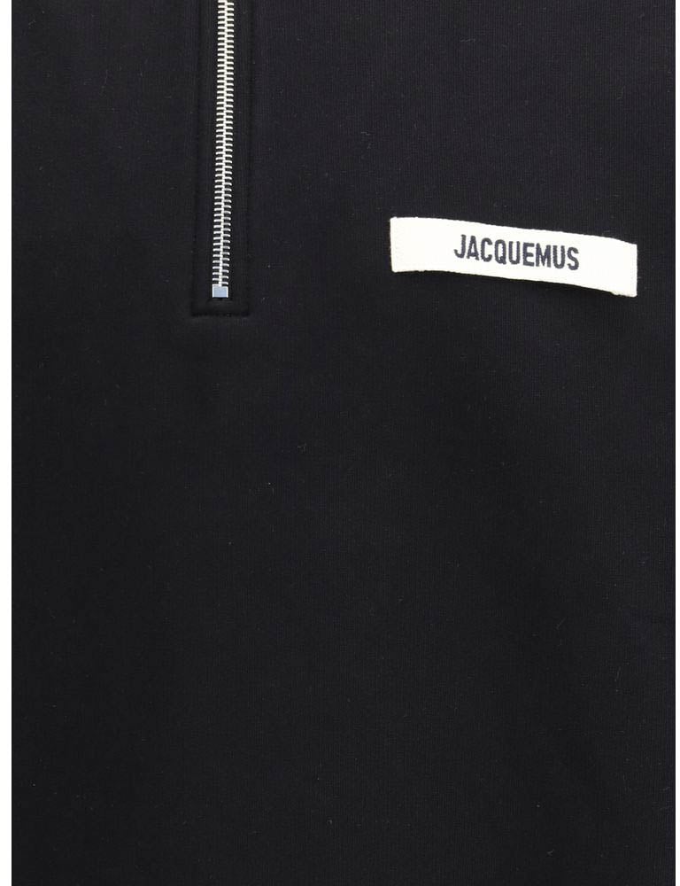 Jacquemus Black Cotton Sweatshirt Wit