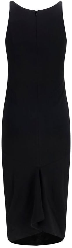 Jacquemus Black Viscose Casual Dress Zwart