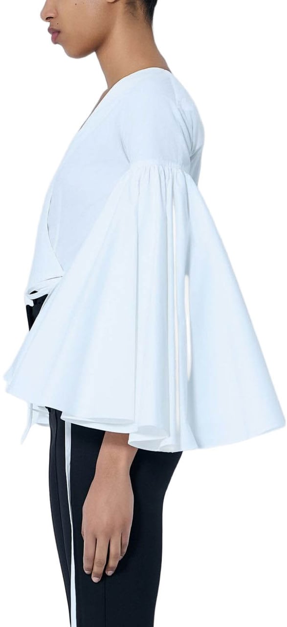 Jacquemus White Classic Short Sleeve Crew Neck Top Wit