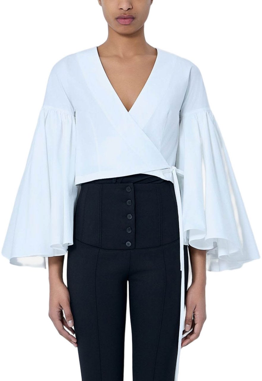Jacquemus White Classic Short Sleeve Crew Neck Top Wit