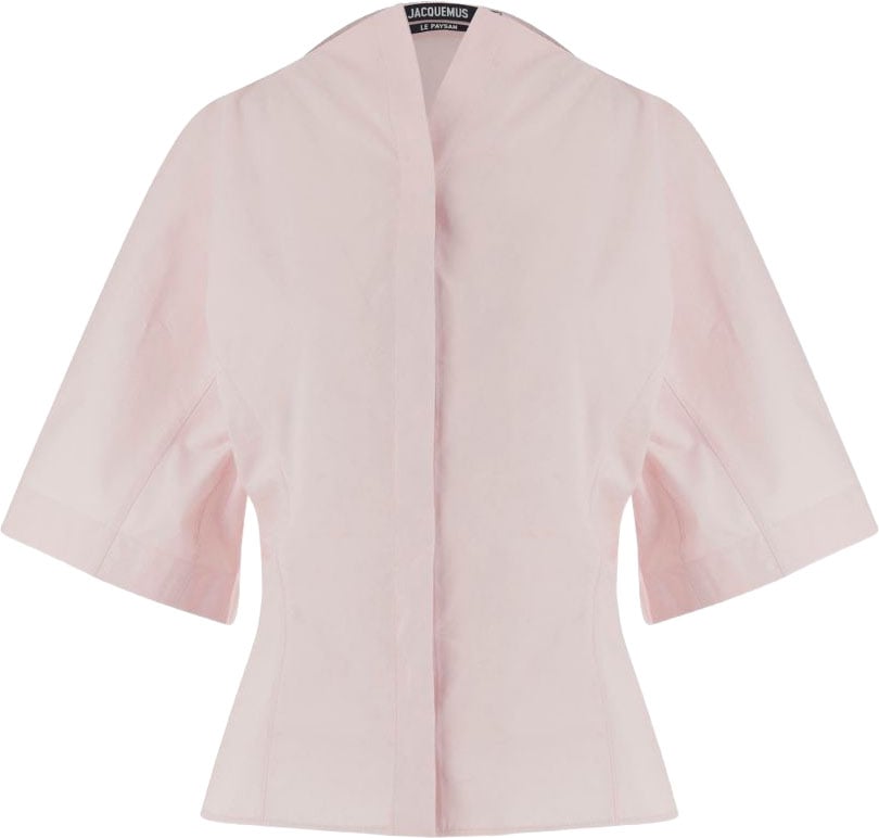Jacquemus Structured Tailored Top with Deep V-Neckline Wit