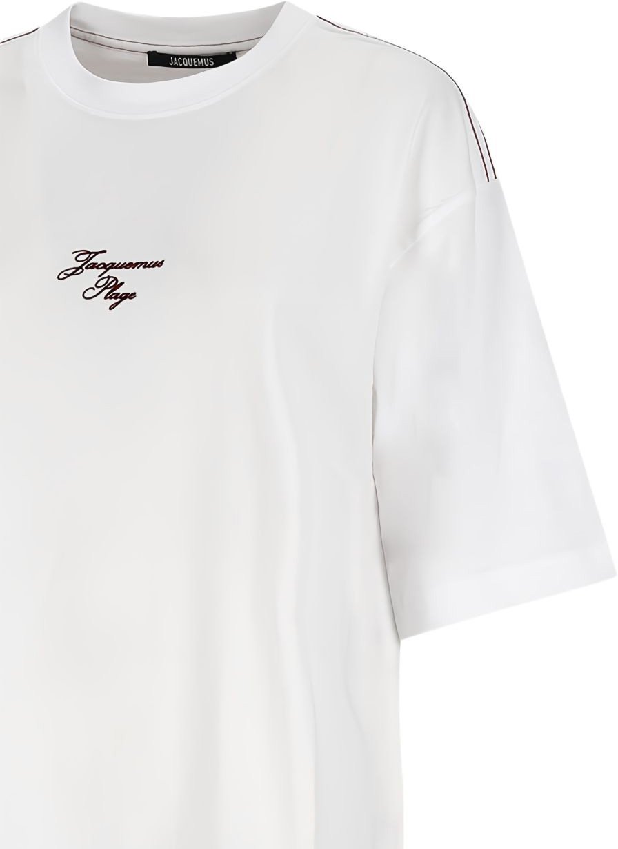 Jacquemus Minimalist Crew Neck Short Sleeve T-Shirt Wit