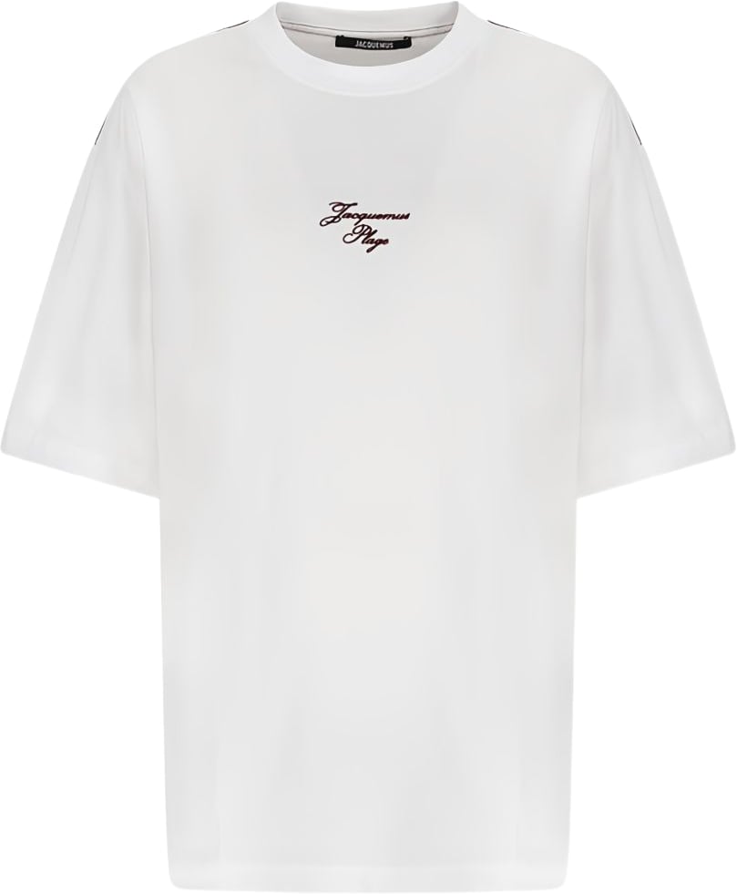 Jacquemus Minimalist Crew Neck Short Sleeve T-Shirt Wit