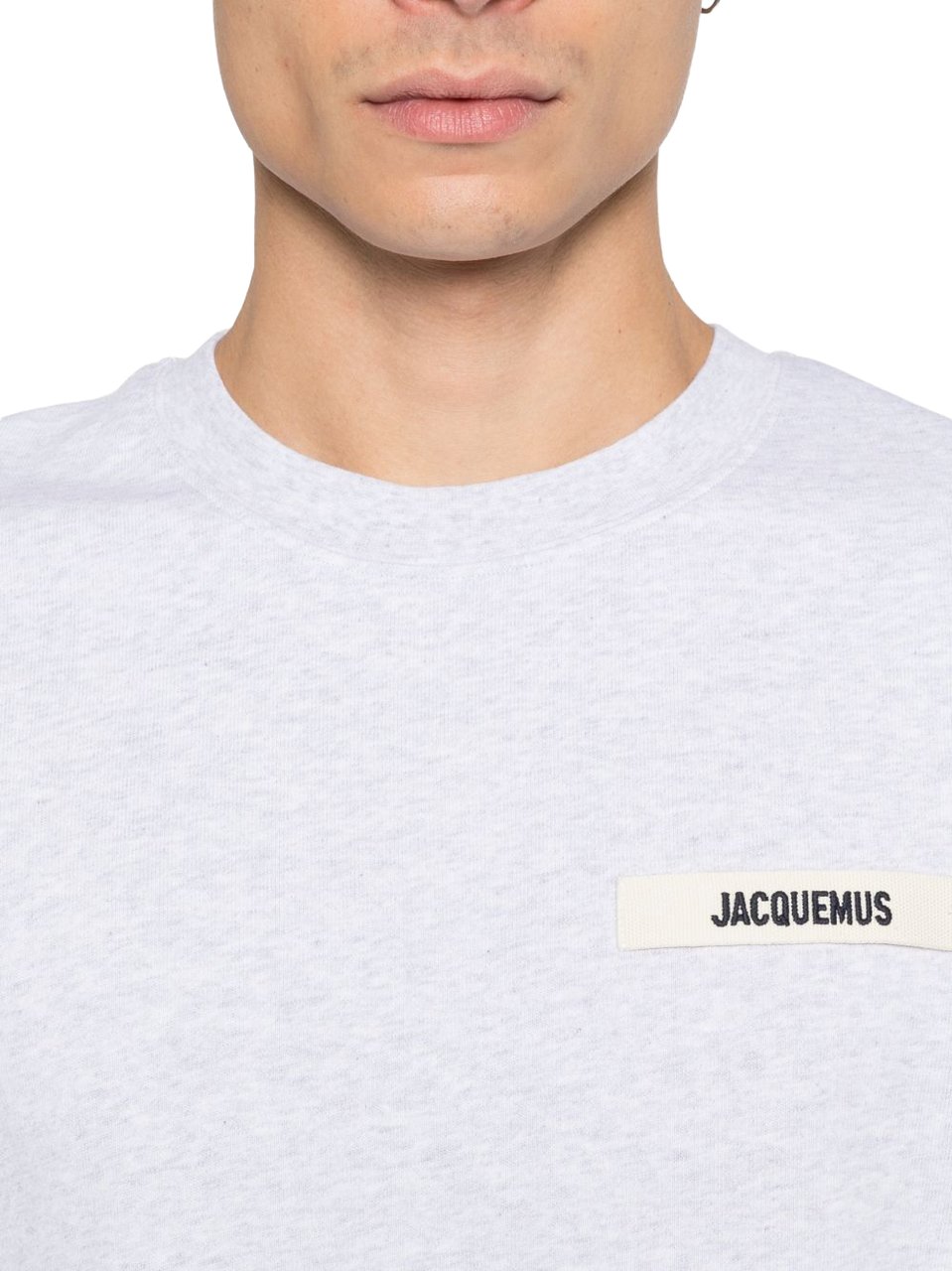 Jacquemus Casual Grey T-Shirt Grijs