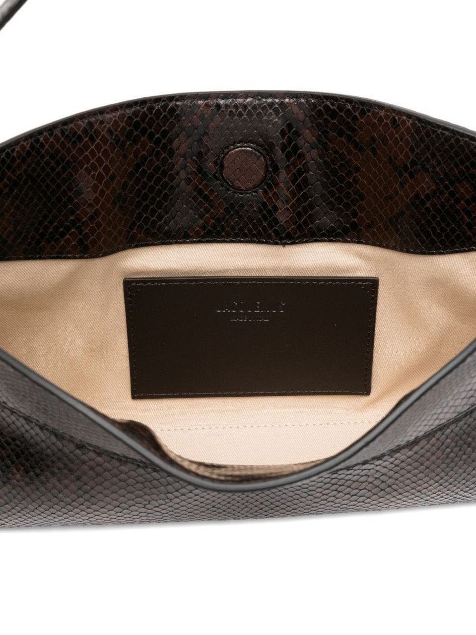 Jacquemus Elongated Black Handbag Zwart