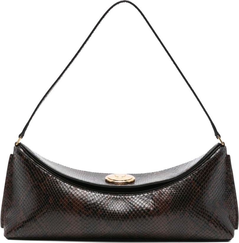 Jacquemus Elongated Black Handbag Zwart