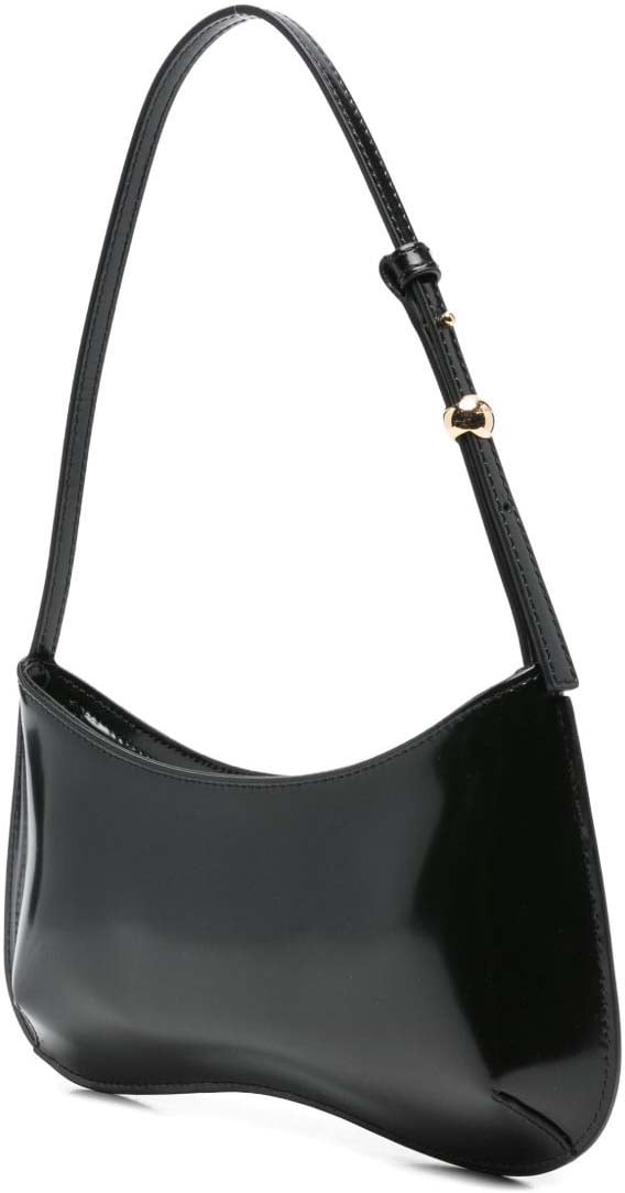 Jacquemus Glossy Small Shoulder Bag Zwart