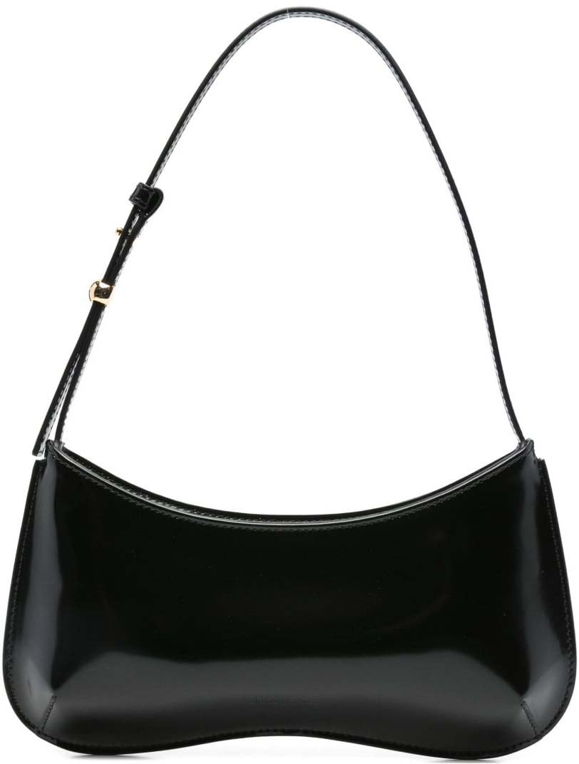 Jacquemus Glossy Small Shoulder Bag Zwart