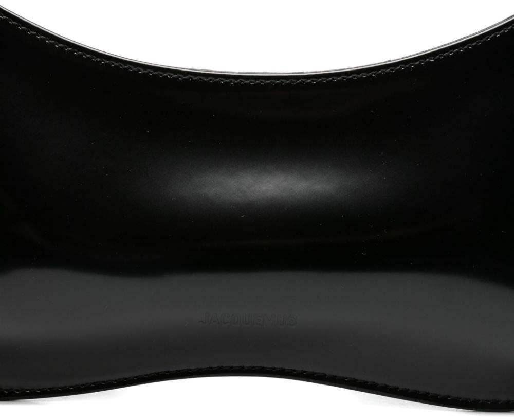 Jacquemus Glossy Small Shoulder Bag Zwart