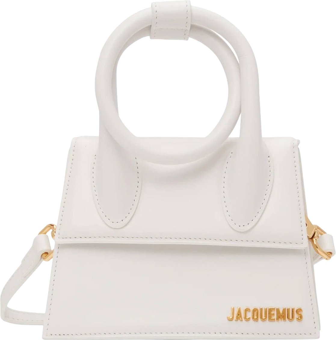 Jacquemus Le Chiquito Noeud Bag Wit