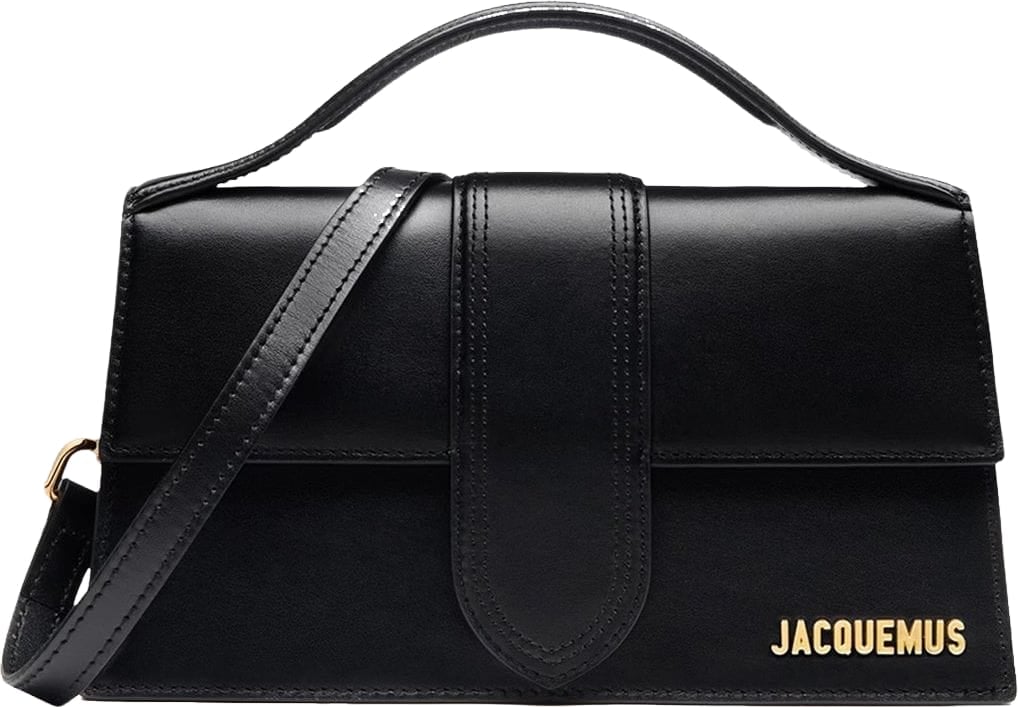 Jacquemus Jacquemus Le Grand Bambino Bag - Gold Logo Zwart