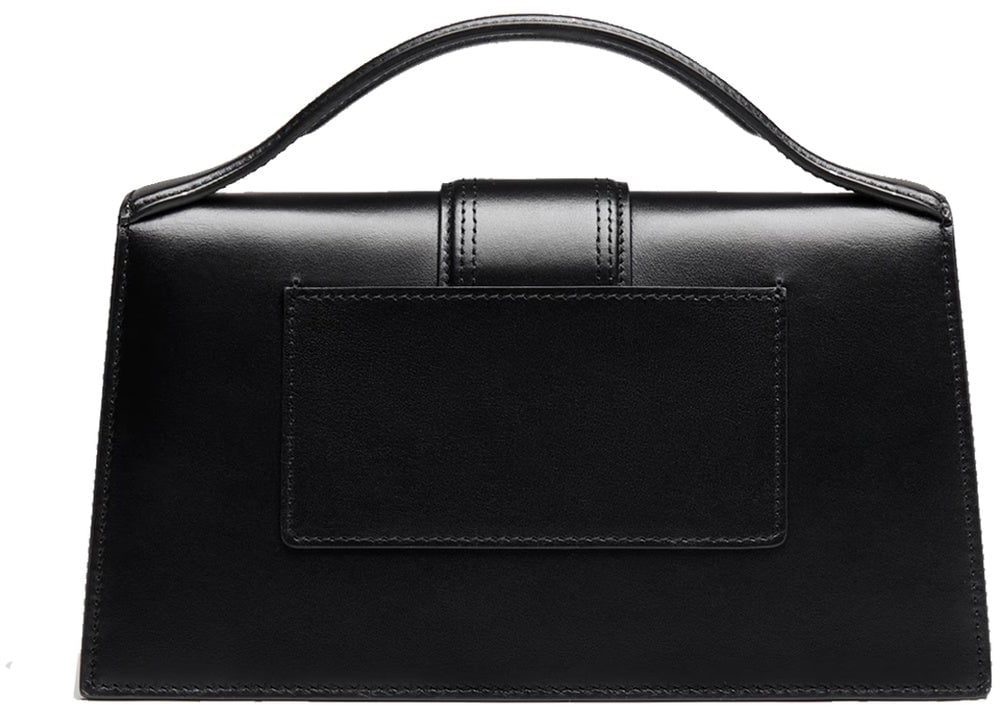 Jacquemus Le Grand Bambino Bag - Gold Logo Zwart