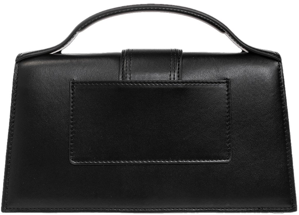 Jacquemus Jacquemus Le Grand Bambino Bag - Silver Logo Zwart