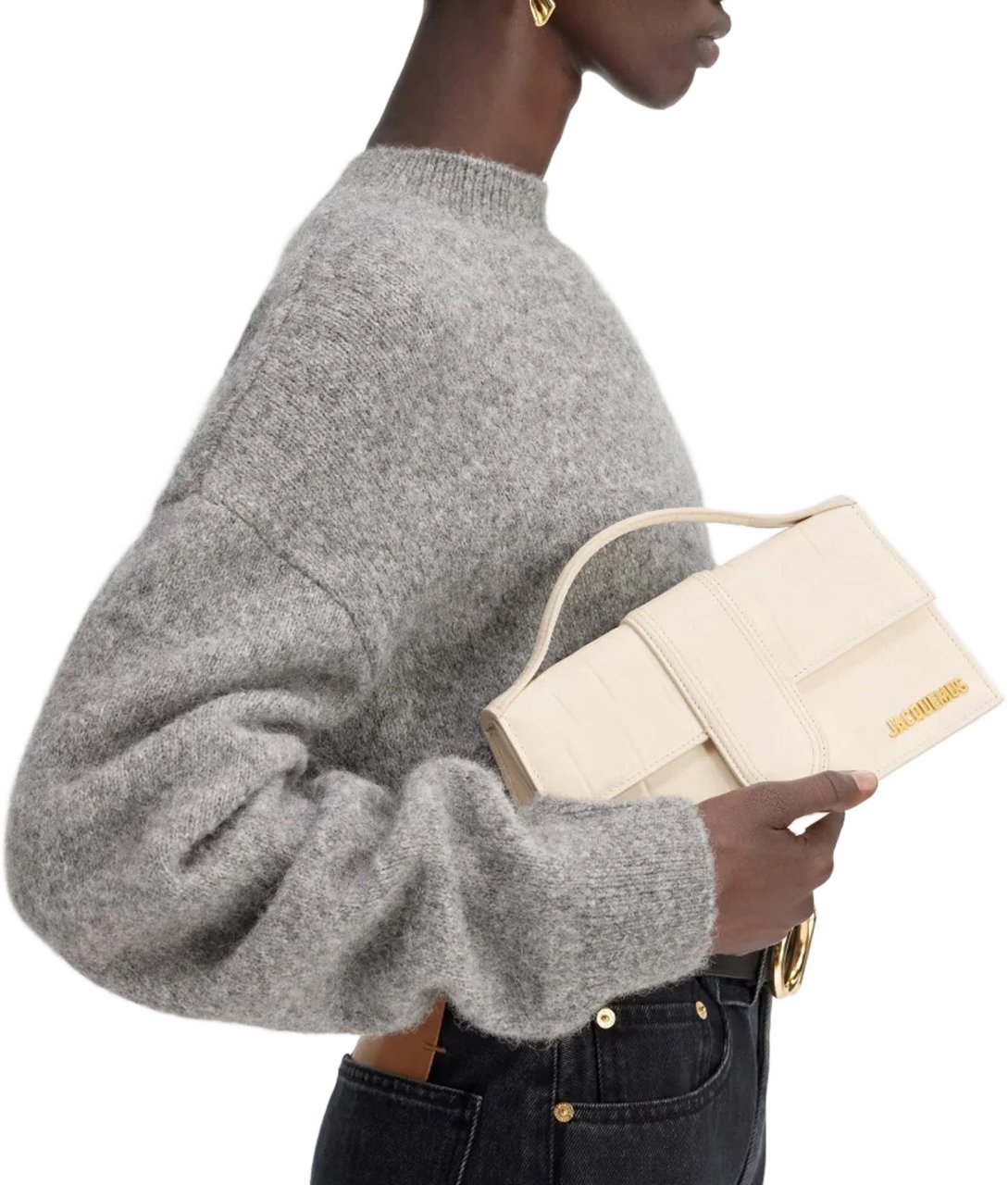 Jacquemus Jacquemus Le Grand Bambino Shoulder Bag Wit