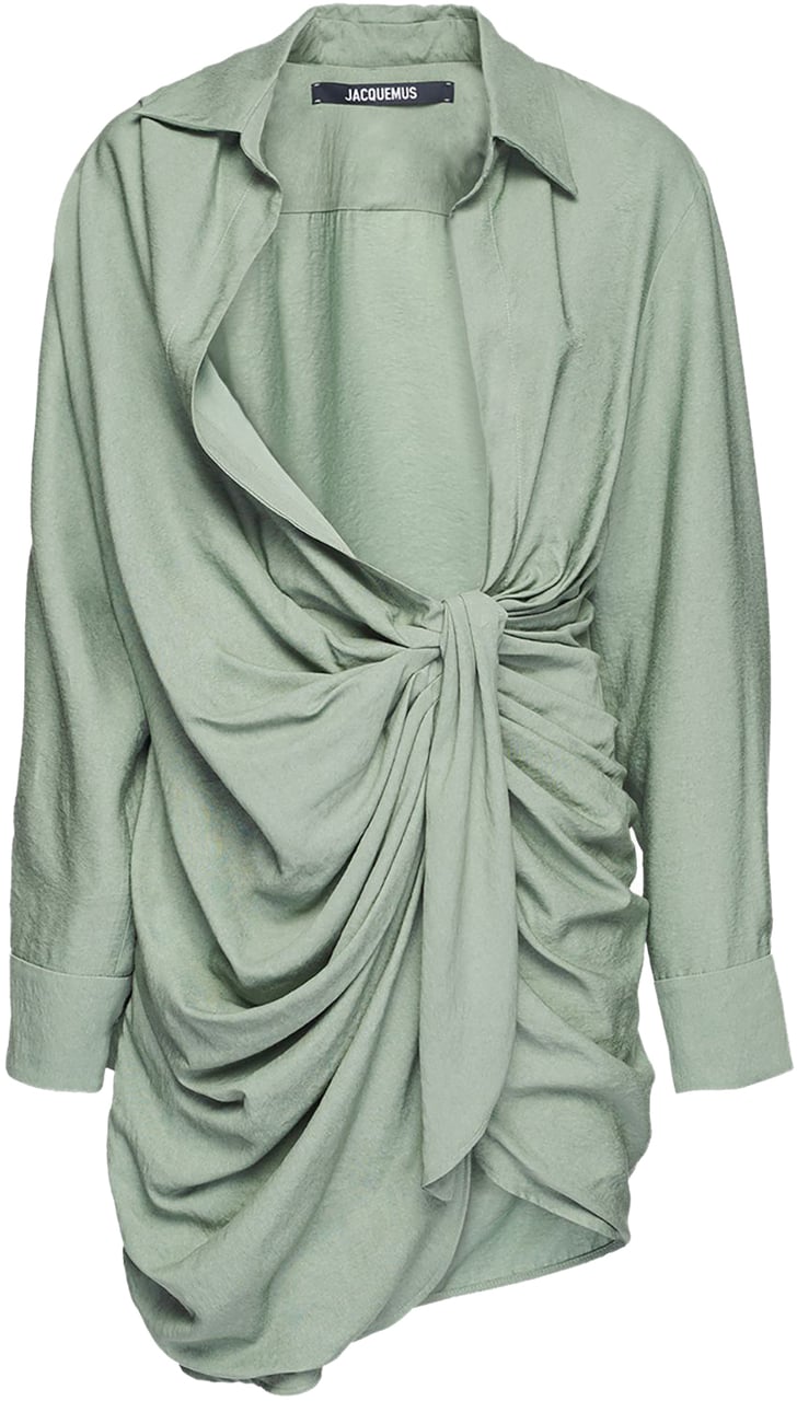 Jacquemus Elegant and sophisticated mint green dress Groen