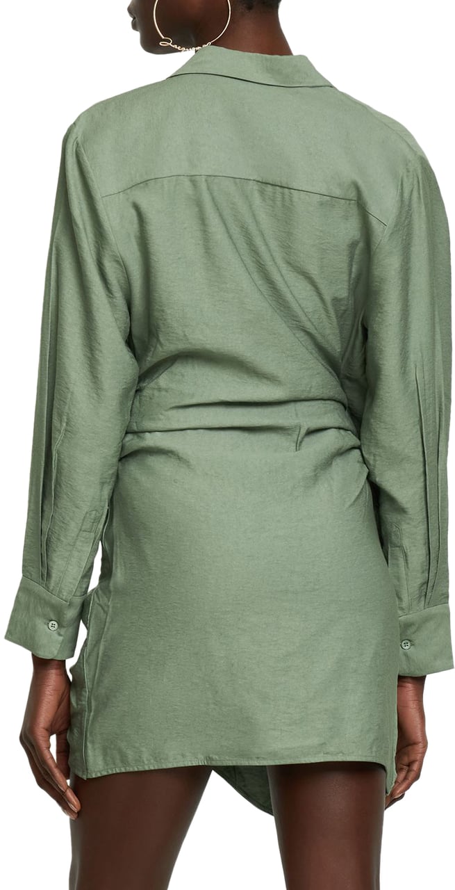 Jacquemus Elegant and sophisticated mint green dress Groen