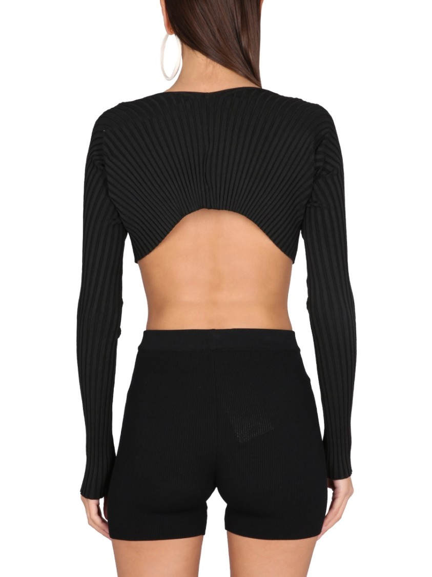 Jacquemus Le Maille Pralù Top Zwart