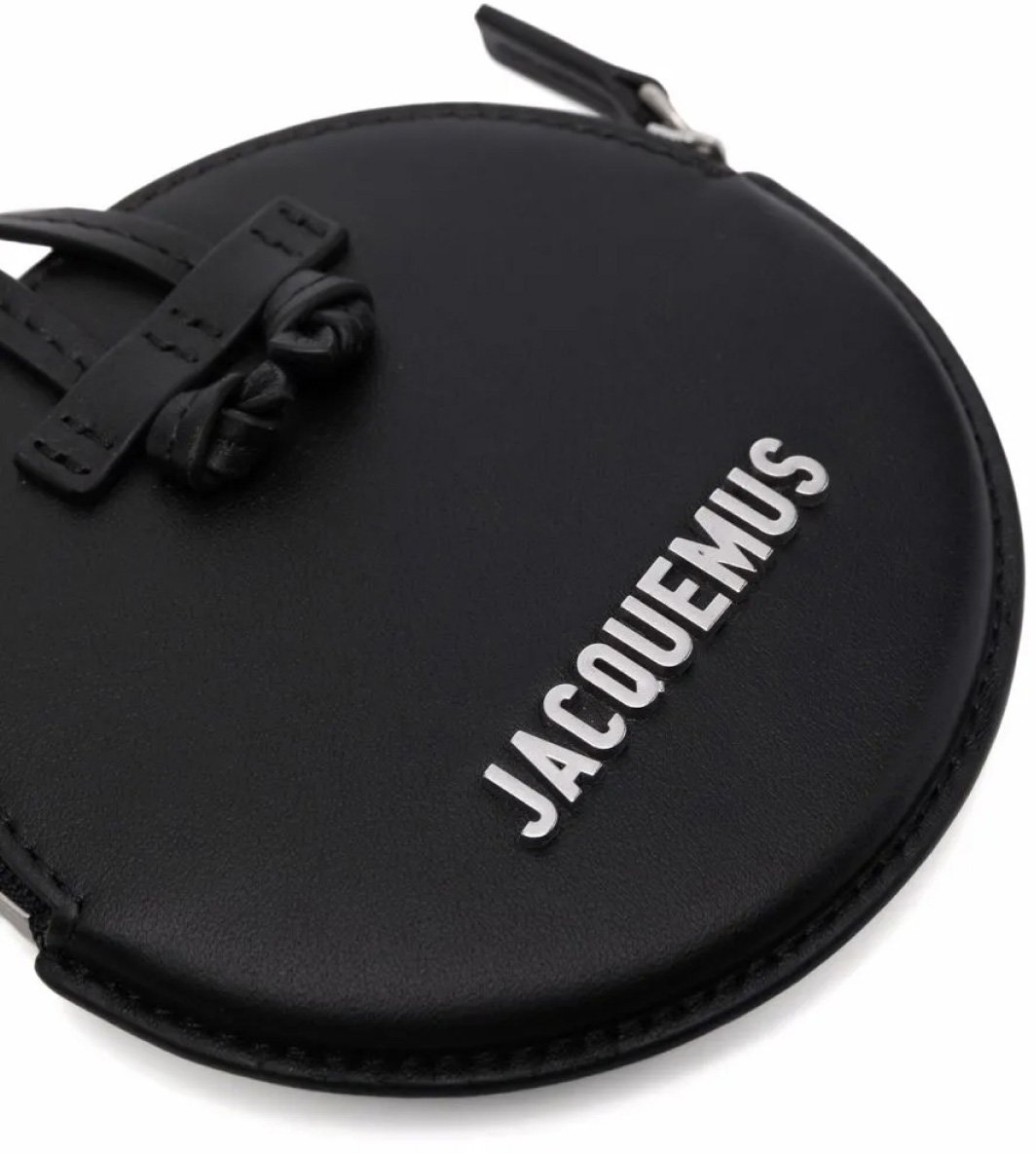 Jacquemus Le Pitchou Round Coin Purse Zwart