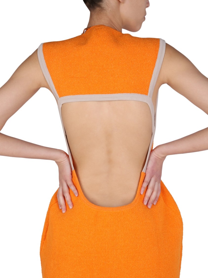 Jacquemus La Robe Sorbetto Dress Oranje