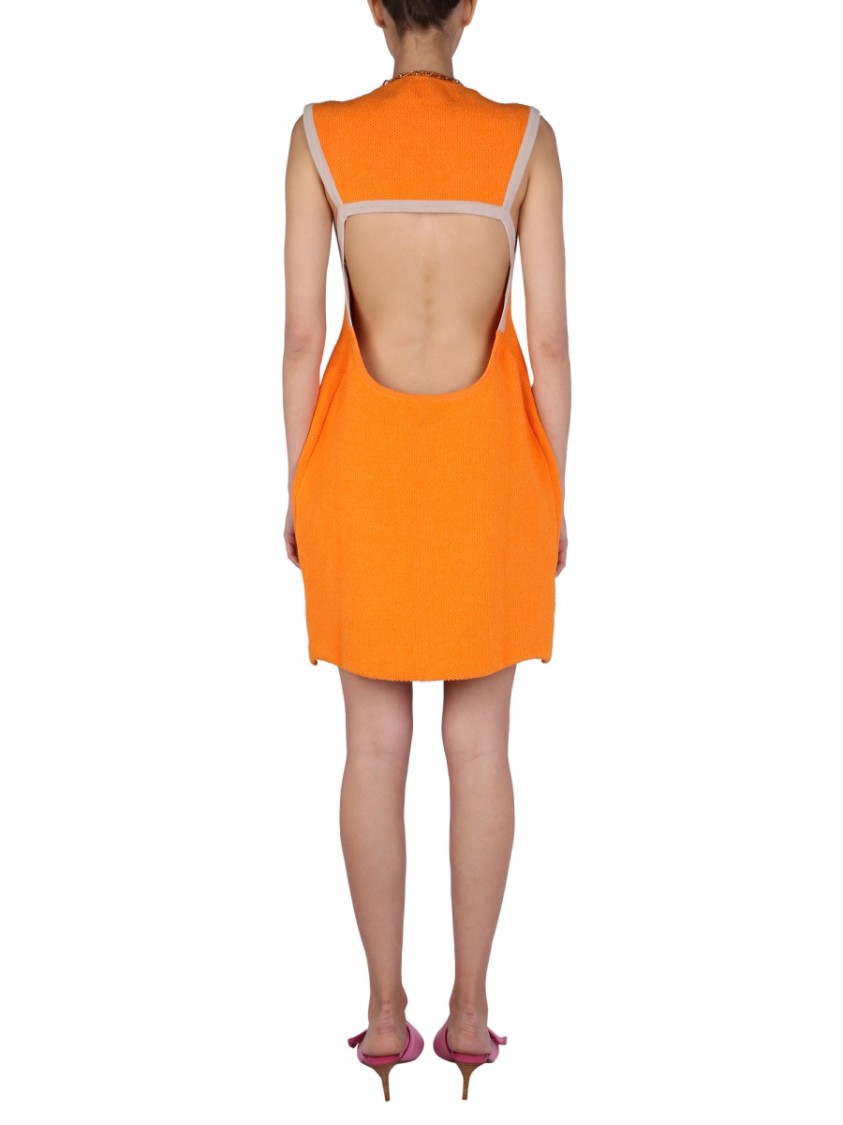 Jacquemus La Robe Sorbetto Dress Oranje