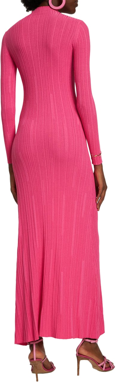 Jacquemus Long elegant pink dress for special occasions Roze