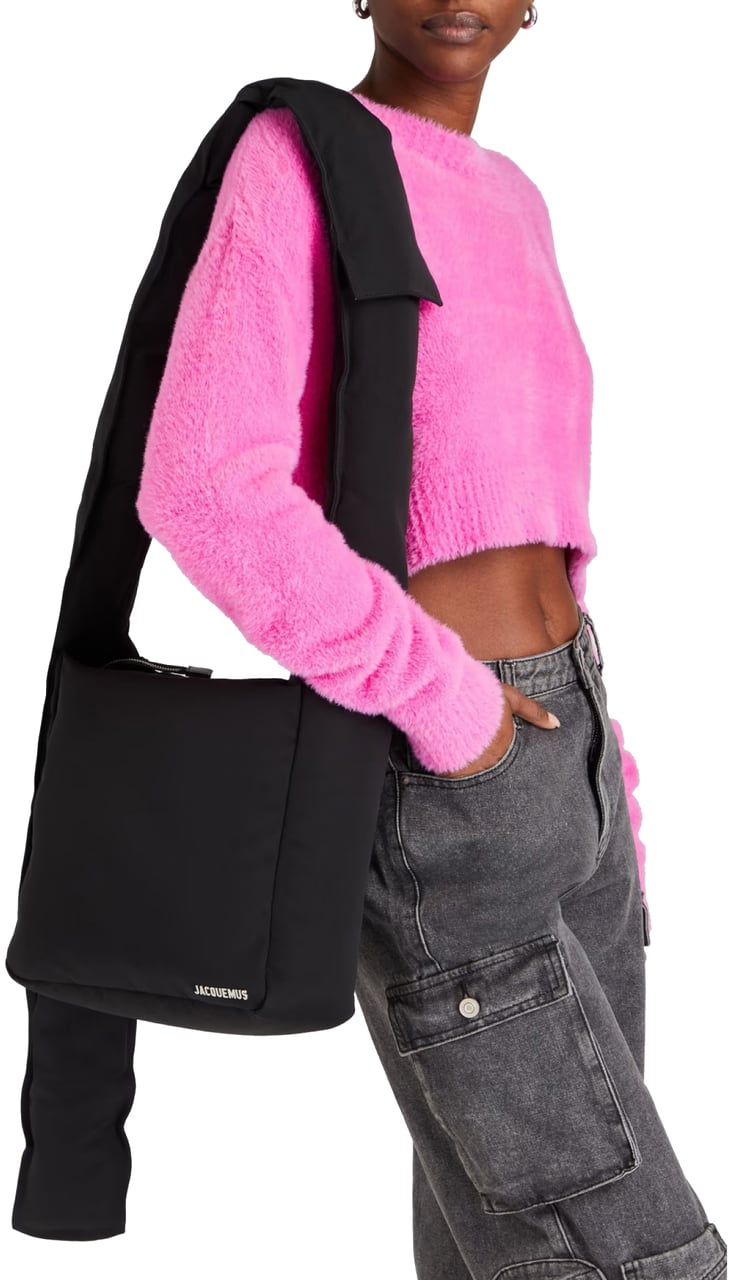 Jacquemus Le Cuscinu Messenger Shoulder Bag Zwart