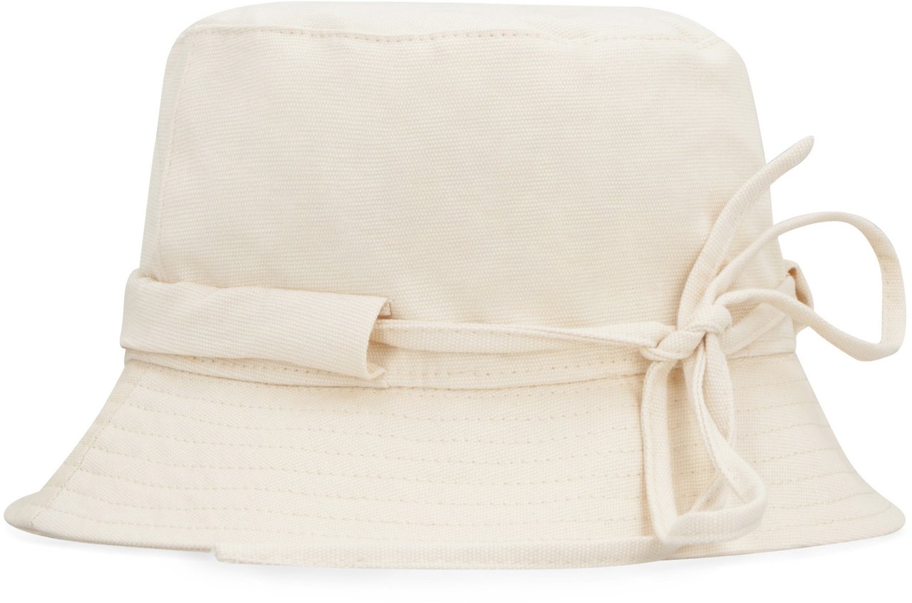 Jacquemus Gadjo bucket hat Wit