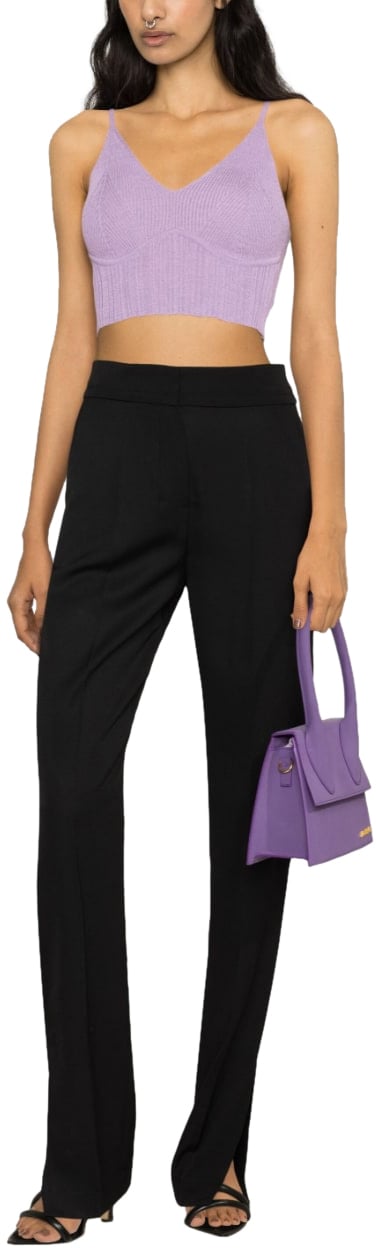 Jacquemus Trousers Black Zwart