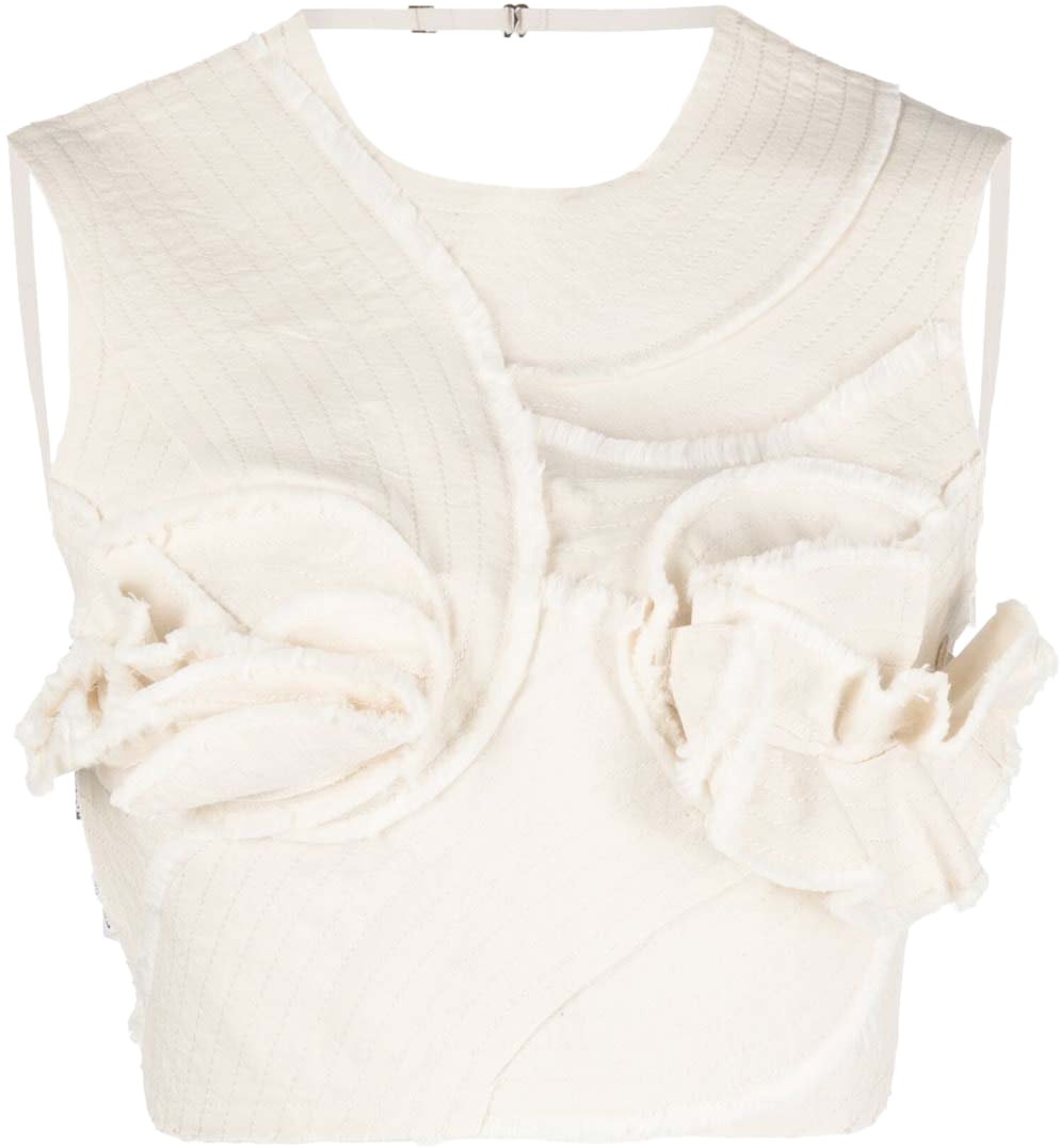 Jacquemus Top White Wit